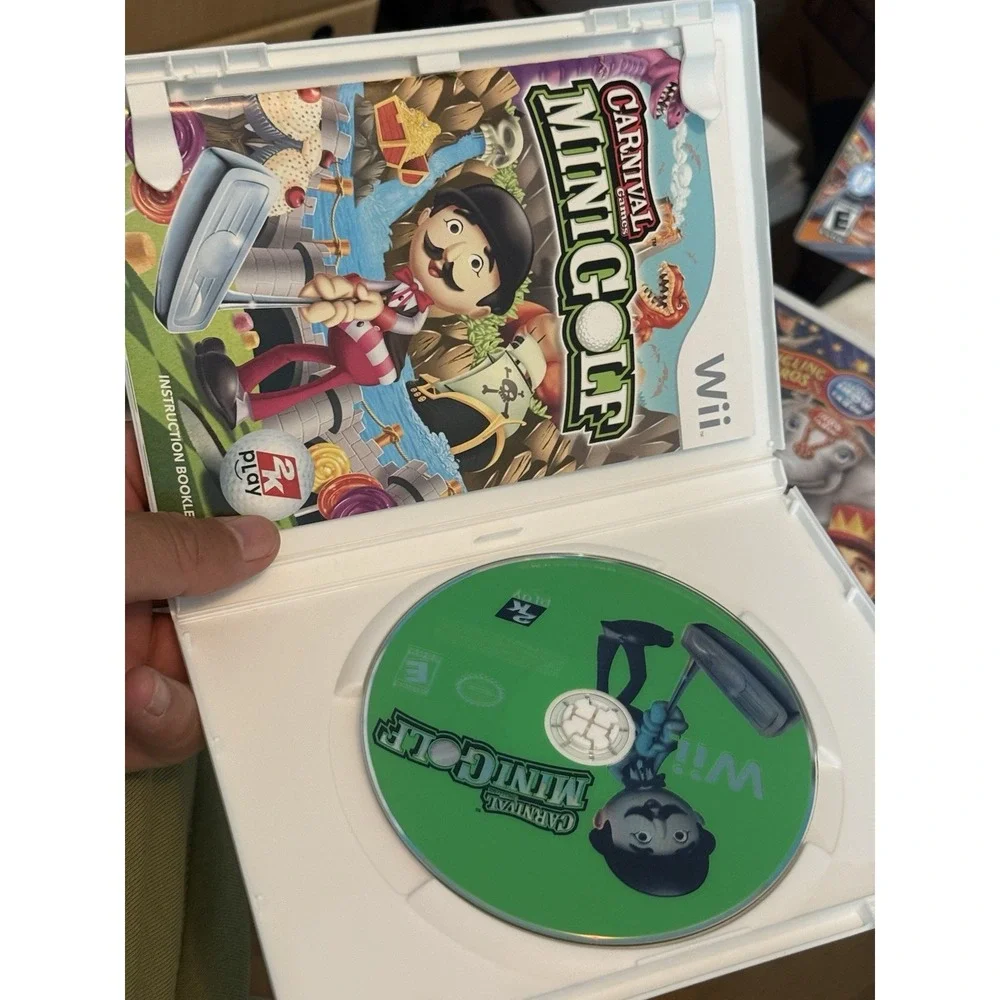 Nintendo Wii Games , Lot Of 5 Carnival Games , Big Brain Academy